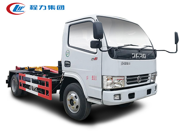 國六東風多利卡勾臂式垃圾車